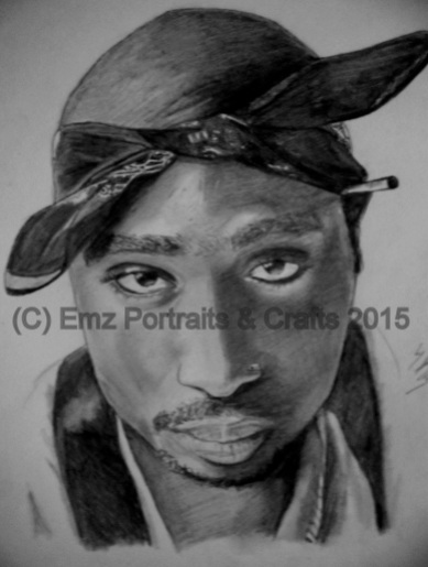 My Portrait of 2pac watermarked